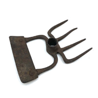 Beautiful Antique Iron Rake-Hoe Head