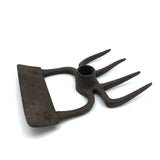 Beautiful Antique Iron Rake-Hoe Head