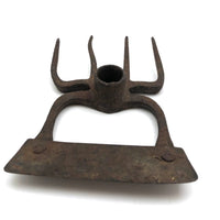 Beautiful Antique Iron Rake-Hoe Head