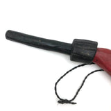 Wooden Toy Gun in Red and Black Paint