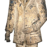 Man in Suit, Charming and Much Patinated Milagro, Earlyish 20th C. Italian