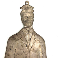 Man in Suit, Charming and Much Patinated Milagro, Earlyish 20th C. Italian