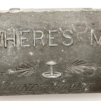 Where's My Cufflink? c. 1900 Coney Island Tin Souvenir Box