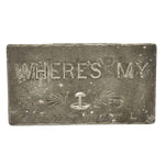 Where's My Cufflink? c. 1900 Coney Island Tin Souvenir Box