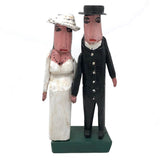 Emile Bluteau Canadian Folk Art Wedding Couple