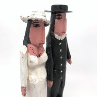 Emile Bluteau Canadian Folk Art Wedding Couple