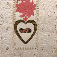 Love-ly Antique Paper Lace Valentine