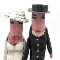 Emile Bluteau Canadian Folk Art Wedding Couple