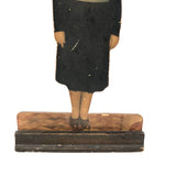 Young Woman in Green and Black, c. 1950s Photo Statuette