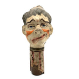 Antique Double-Faced Molded Cardboard Puppet Head (?)