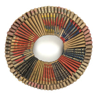 c. 1940s Folk Art Matchbook Wreath