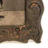 SOLD The Young Archeress! Wonderful 19th c. Tintype in Rare Standing Tintype Frame