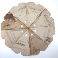 Annette's 1875 Cut Paper Fortune Teller with German Fraktur Lettering