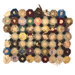 Tiny Octagons, Miniature Scale 19th Century Paper Pieced Quilt-work