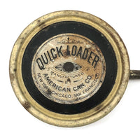 Quick Loader, Excellent Antique American Can Co. Dusting Powder Squeeze Tin