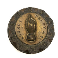 Perry & Co. London, 1860 Brass Whist Marker with Pointing Hand