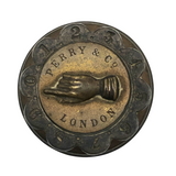 Perry & Co. London, 1860 Brass Whist Marker with Pointing Hand