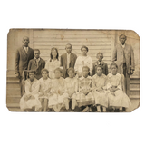 Striking Early Segregated School Class Photograph