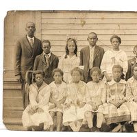 Striking Early Segregated School Class Photograph