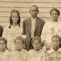 Striking Early Segregated School Class Photograph