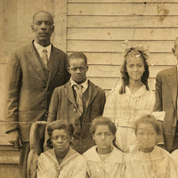 Striking Early Segregated School Class Photograph