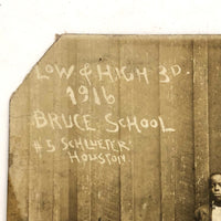 Bruce School, Houston, 1919, Class Portrait