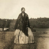 Harriet in the Field with Bell Skirt