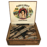 Butterfly-esque Cigar Box Toy Gun Collection