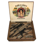 Butterfly-esque Cigar Box Toy Gun Collection