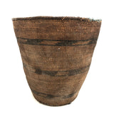 Tightly Woven Antique Tutsi Basket with Rich Patina