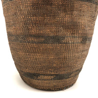 Tightly Woven Antique Tutsi Basket with Rich Patina