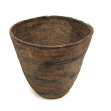 Tightly Woven Antique Tutsi Basket with Rich Patina