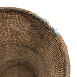 Tightly Woven Antique Tutsi Basket with Rich Patina