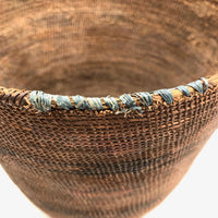 Tightly Woven Antique Tutsi Basket with Rich Patina