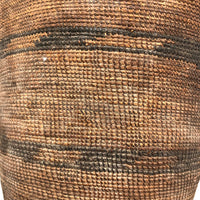 Tightly Woven Antique Tutsi Basket with Rich Patina