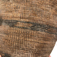 Tightly Woven Antique Tutsi Basket with Rich Patina