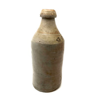 GO! 19th C. Stoneware Beer Bottle with Perfect Impressed Monogram