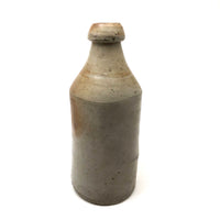 GO! 19th C. Stoneware Beer Bottle with Perfect Impressed Monogram