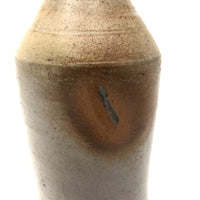 GO! 19th C. Stoneware Beer Bottle with Perfect Impressed Monogram