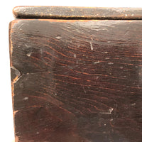 Henrietta Work's Very Wonderful Work! Mid 19th C. Box with Painted Interior Lid and Drawer