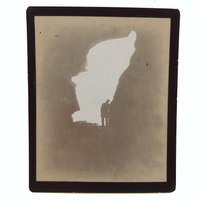 Into the Void, c. 1900 Kodak #3 Photo of Man in Silhouette