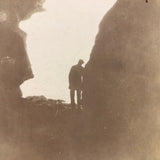 Into the Void, c. 1900 Kodak #3 Photo of Man in Silhouette