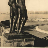 Couple and Their Shadows, 1939 Heinz Koberg Photo of Georg Kolbe Bronze, Hannover, Germany