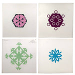 Exceptional Froebel Kindergarten Cut Paper Designs, Reconsolidated Set, Single-sided, A-D (Sold Individually)