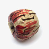 Lovely Old Painted Wooden Apple Shaped Puzzle