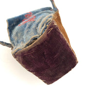 Clara's 19th C. Hand-Sewn Velvet Covered Basket Filled with Collected Hair