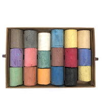 Poster Crayons for Free Expression, Beautiful Box of Standard Crayon Co. Fat Chalks