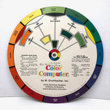 1972 Grumbacher Color Computer Color Wheel