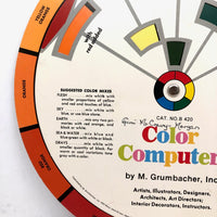 1972 Grumbacher Color Computer Color Wheel