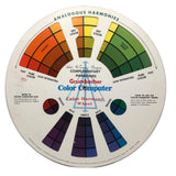 1972 Grumbacher Color Computer Color Wheel